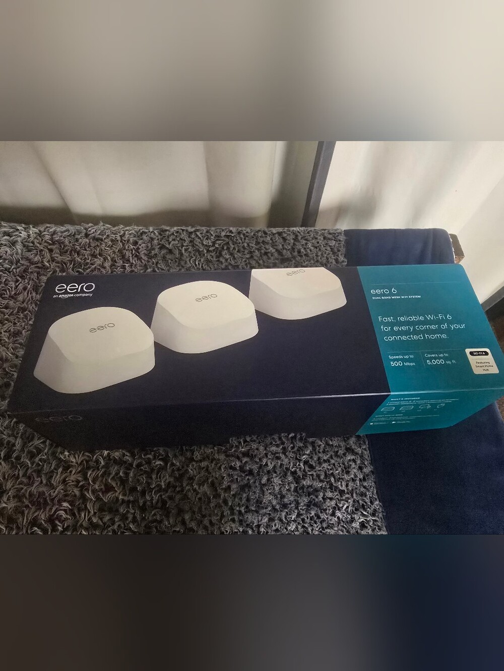 eero Mesh Wi‑Fi System — White Pods (3-Pack)